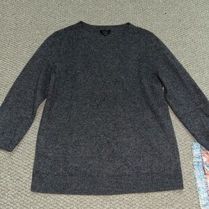 Talbots 100% cashmere 3/4 length sleeve sweater